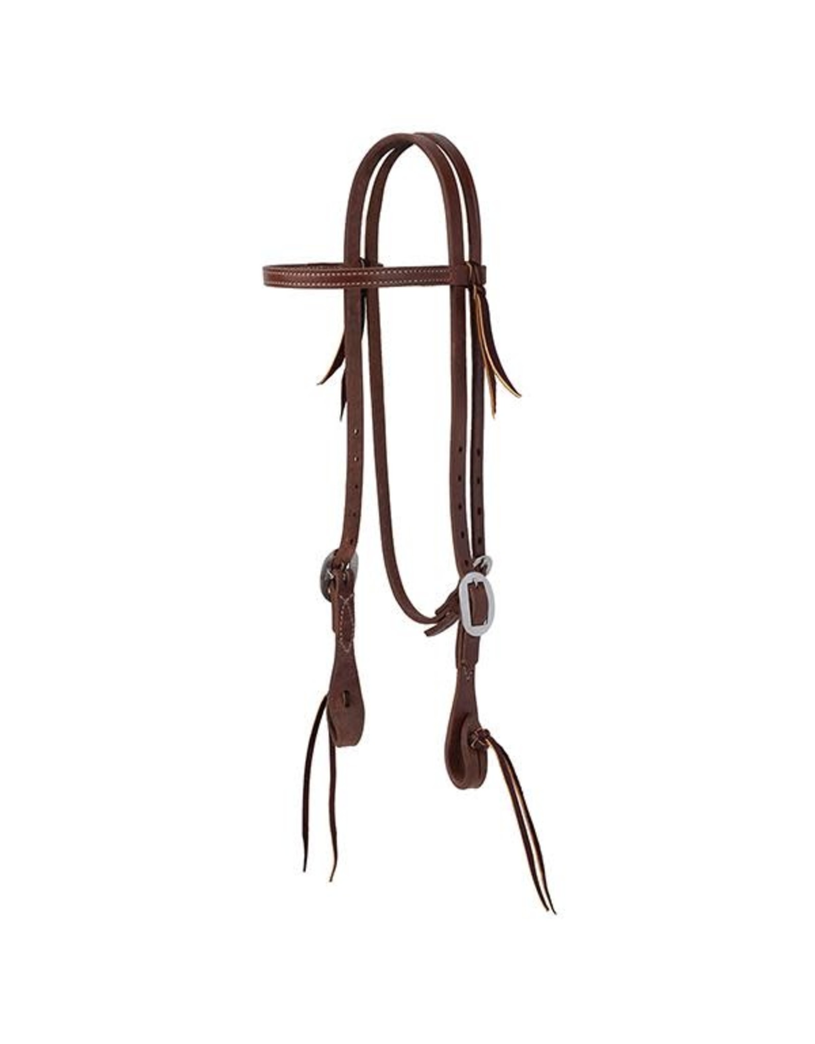 Pro Tack Oiled Pineapple Knot Browband Headstall