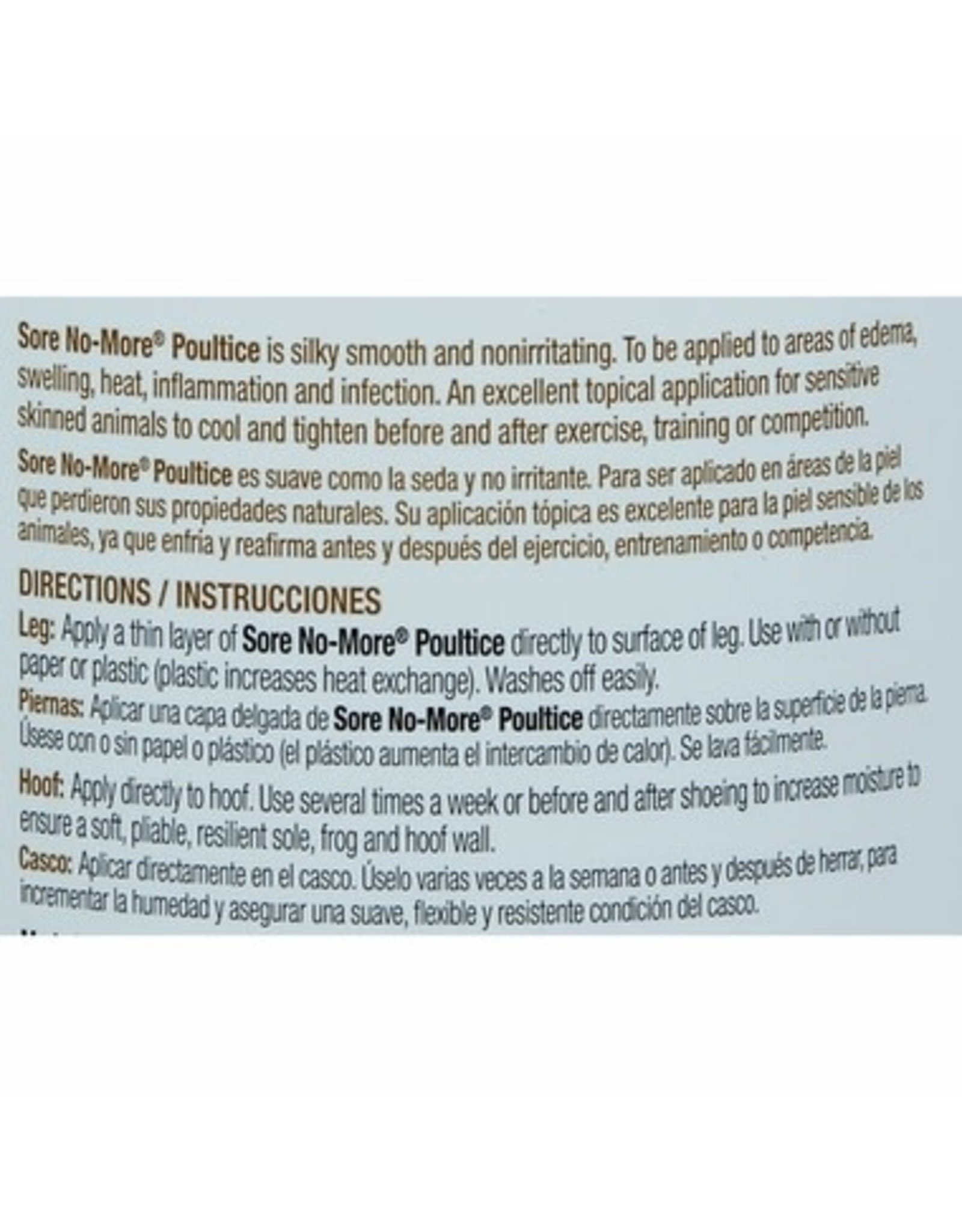 Sore No-More Poultice Arnica Cooling Clay 5#