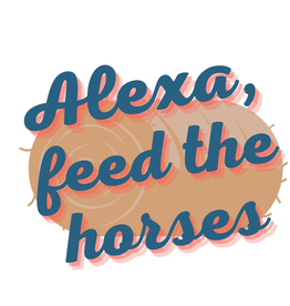 Sticker Alexa Feed The Horses 3" X 3"