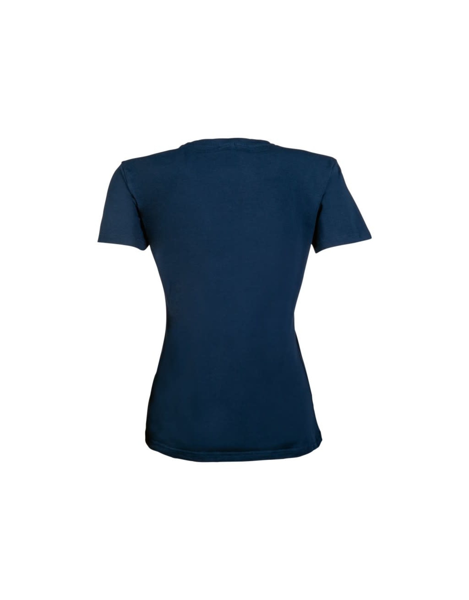 HKM T-Shirt Colorful Horse Navy Ladies