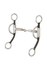 Kelly Silver Star Bit Training Snaffle Antique Brown 5"