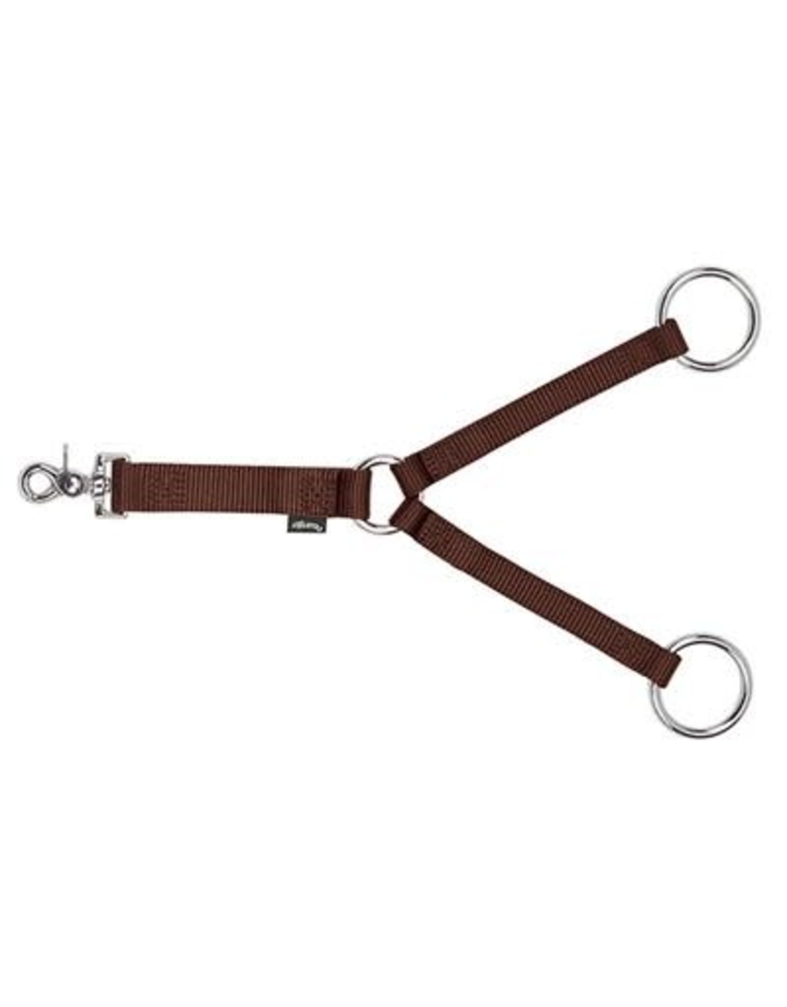 Nylon Training Fork Breast Collar Attachment 1" x 12" Brown