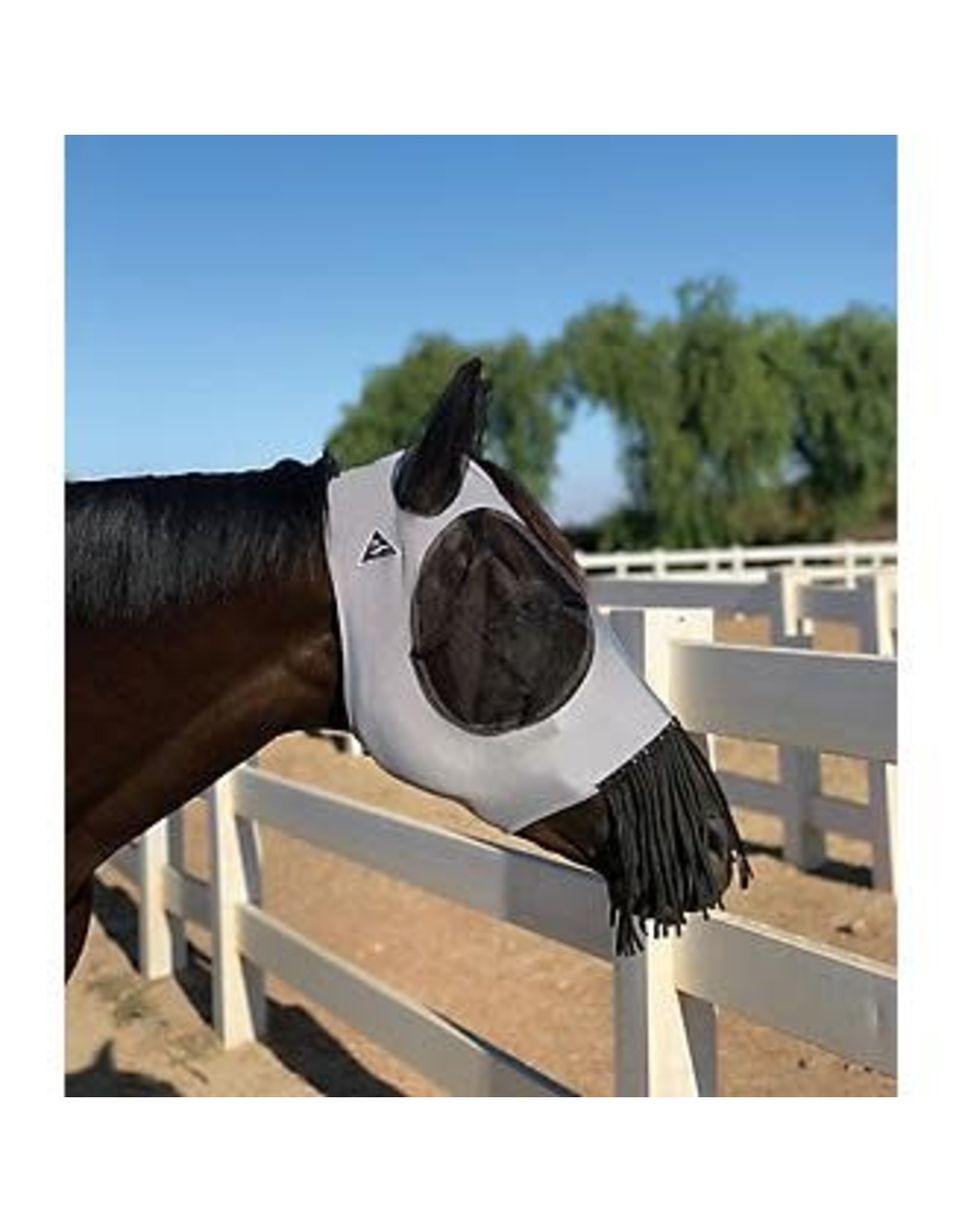 Professionals Choice Comfort-Fit Deluxe Fly Mask Nose Fringe