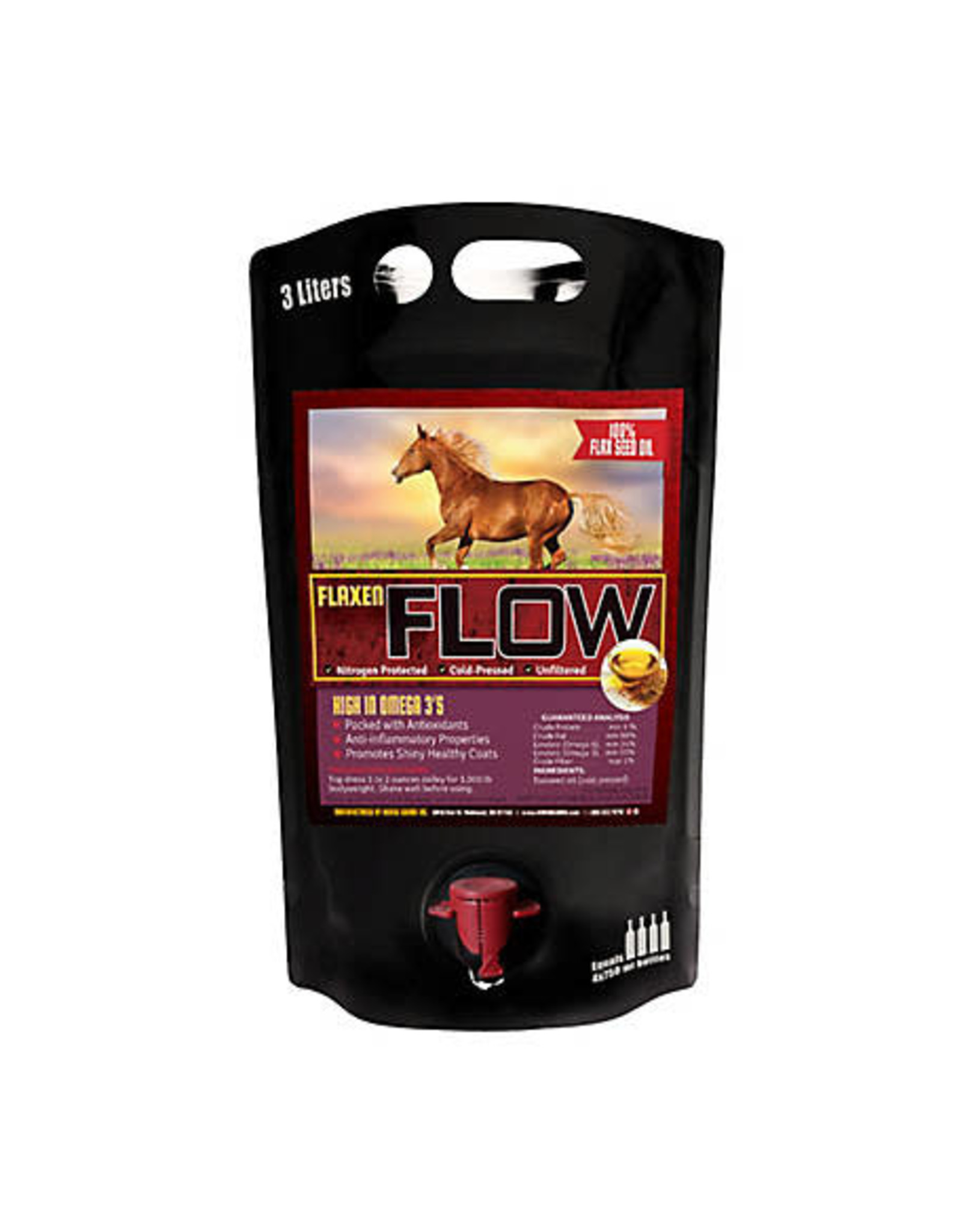 Horse Guard Flaxen Flow Cold-Pressed Flaxseed Oil 3L
