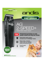 Andis AG2 2-Speed Clipper with Detachable Blade Black