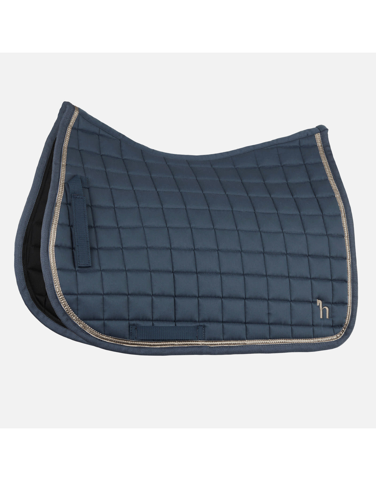 Equinavia Munich All Purpose Saddle Pad with Metallic Piping Reflecting Pond Full