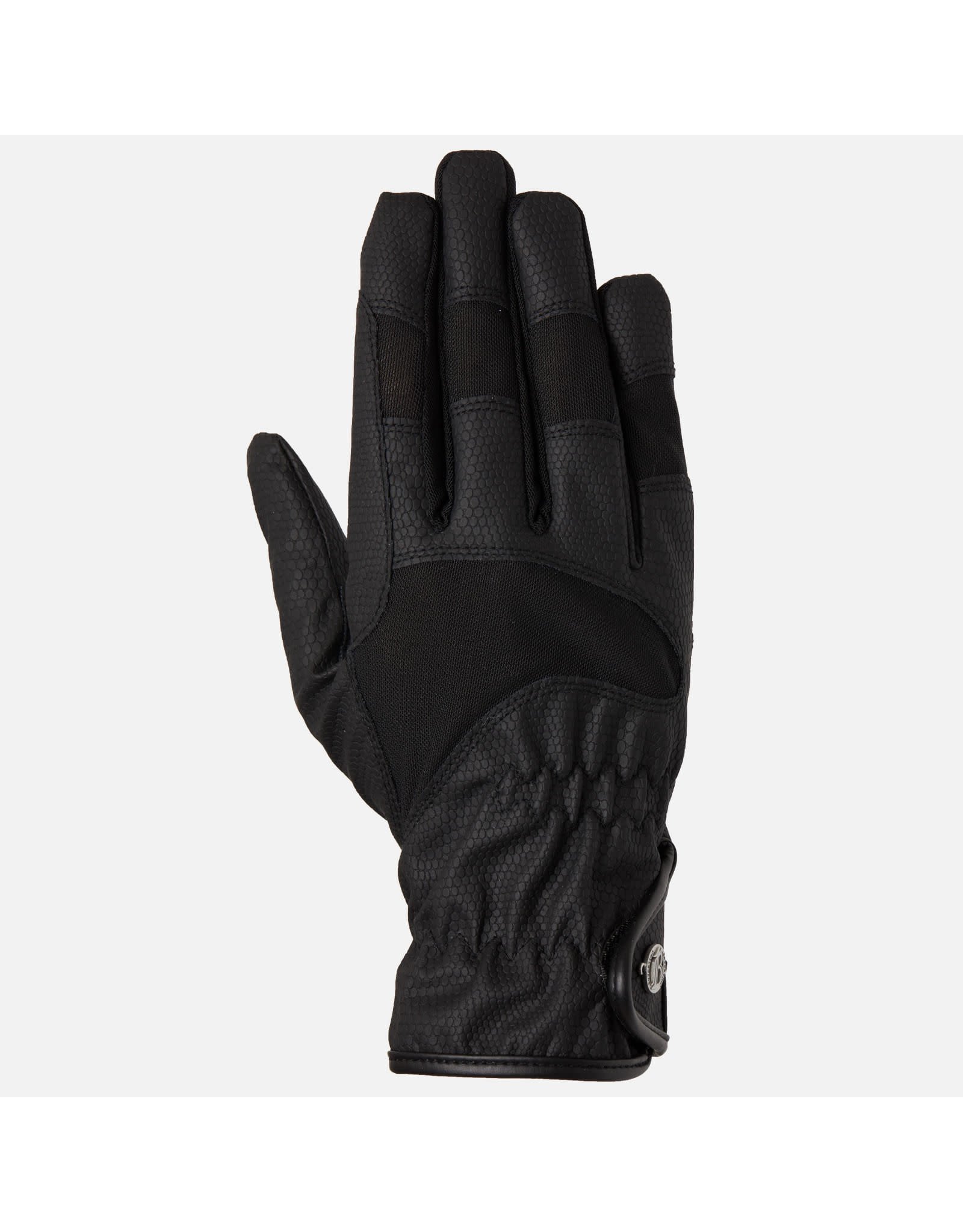 B Vertigo Flex Mesh Riding Gloves Black