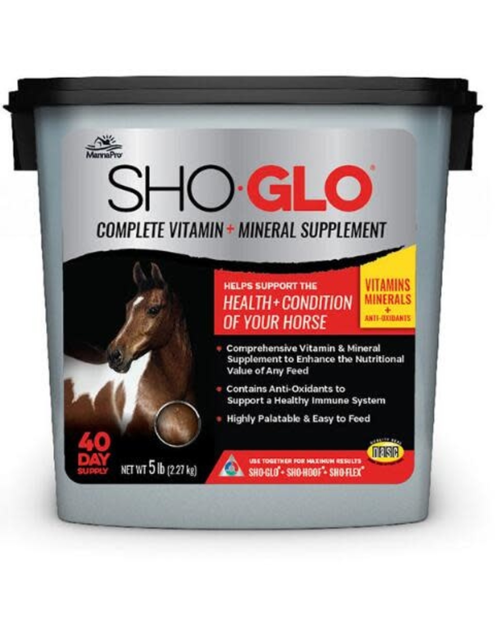 Manna Pro Sho Glo Pellets Equine 5lb