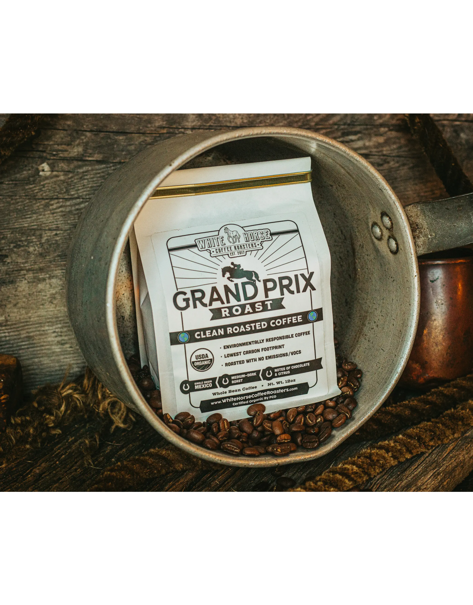 Grand Prix Roast Whole Bean Coffee 12oz. Bag