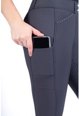 HKM Breeches Helene Silicone Full Seat Wine