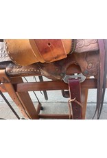 15.5" Eamor Western Saddle Full Quarter Bars