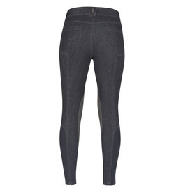 Kerrits Stretch Denim Knee Patch Breech Charcoal