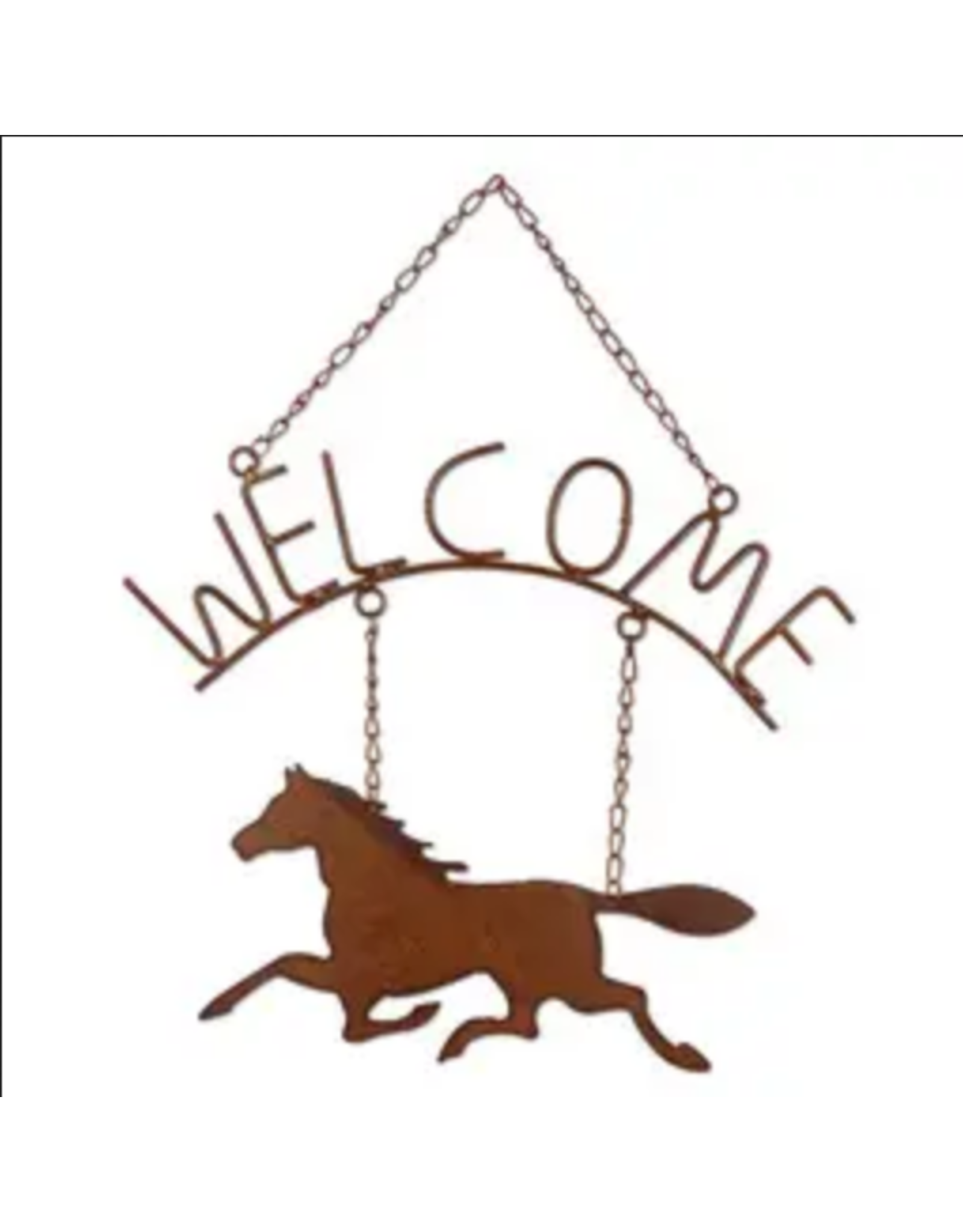 Horse Welcome Sign