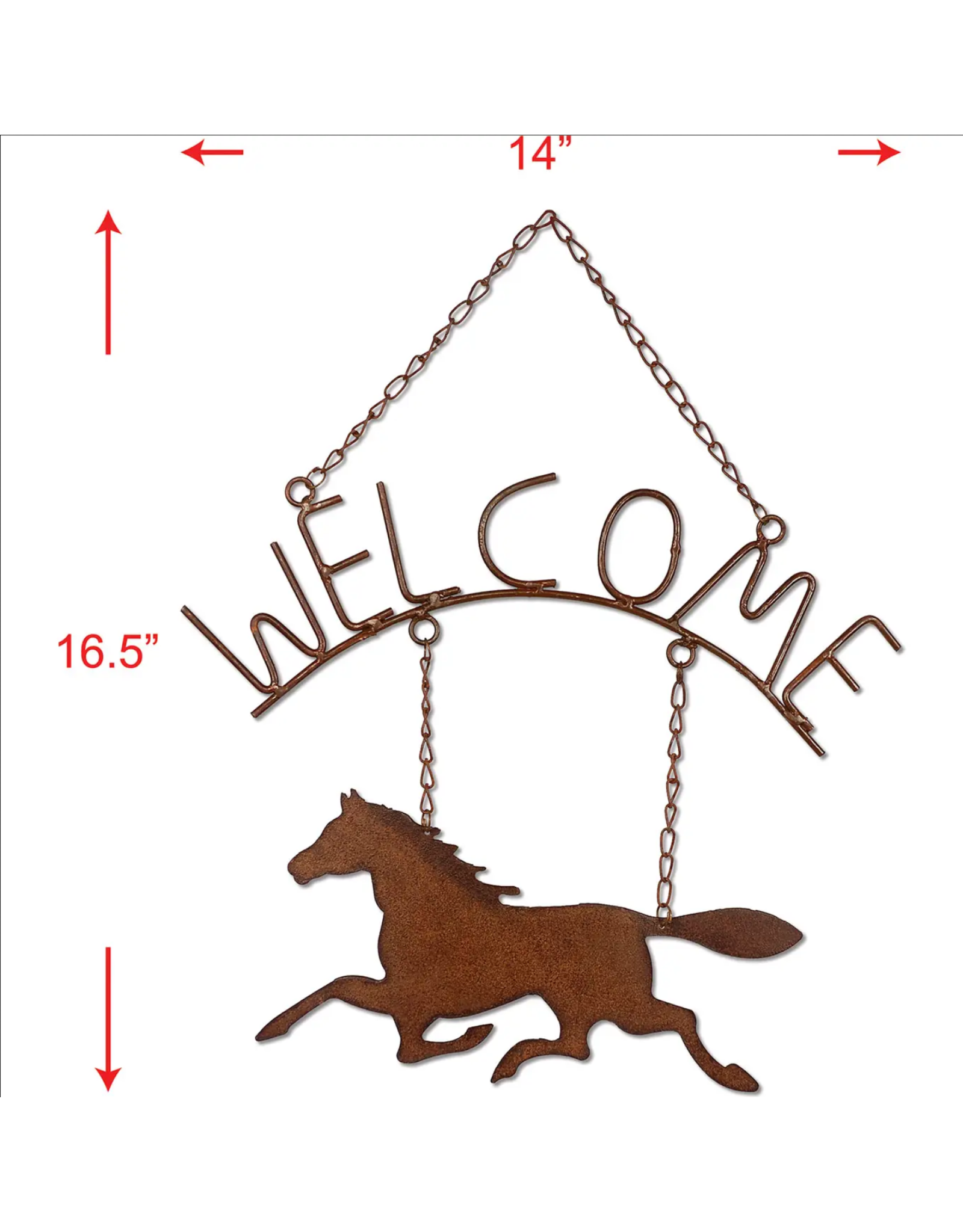 Horse Welcome Sign
