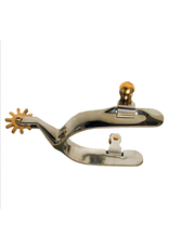 Spurs Western 154898 SS 10pt Brass Rowel Avg. Int.