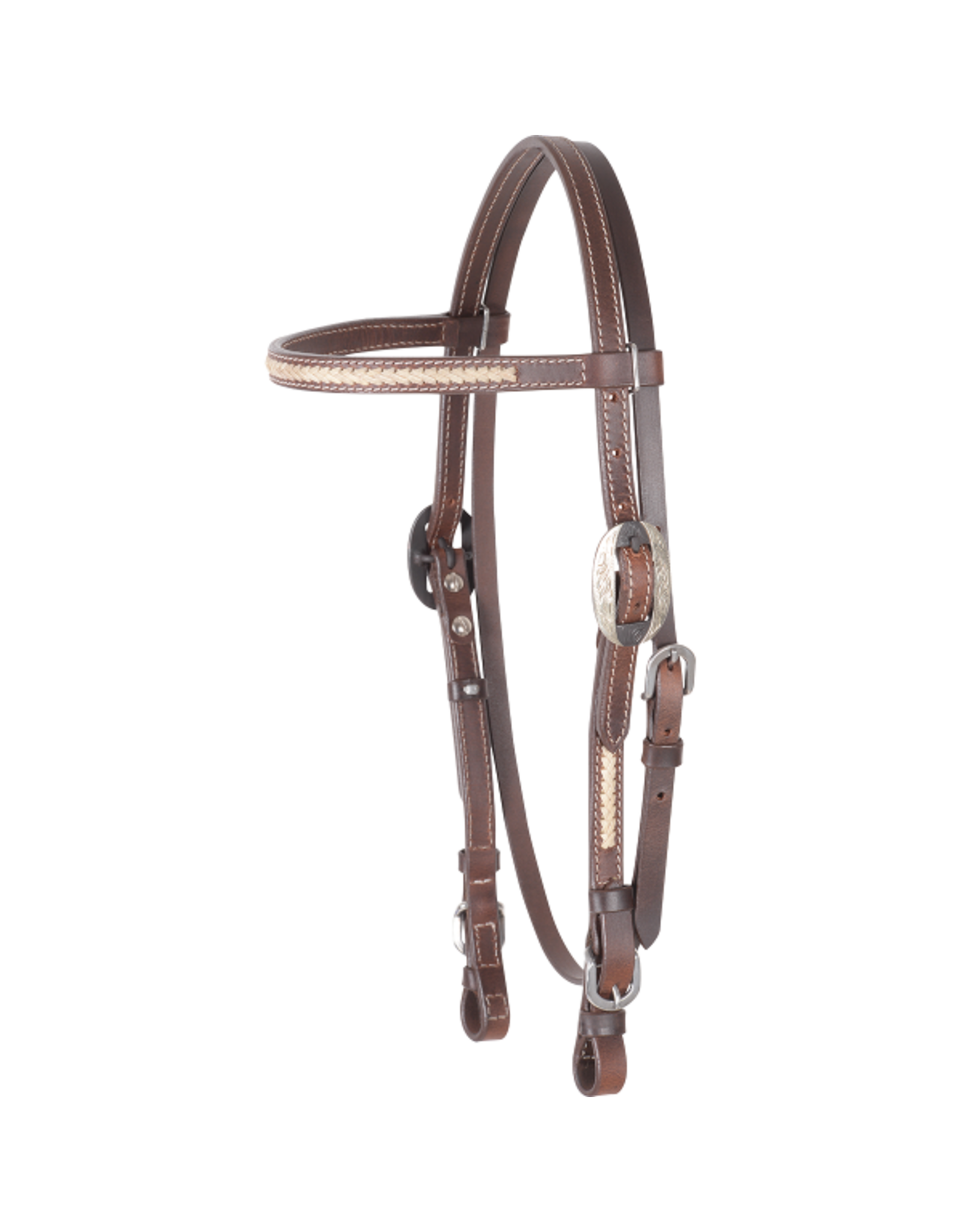 Cashel Rawhide Browband Headstall Laced