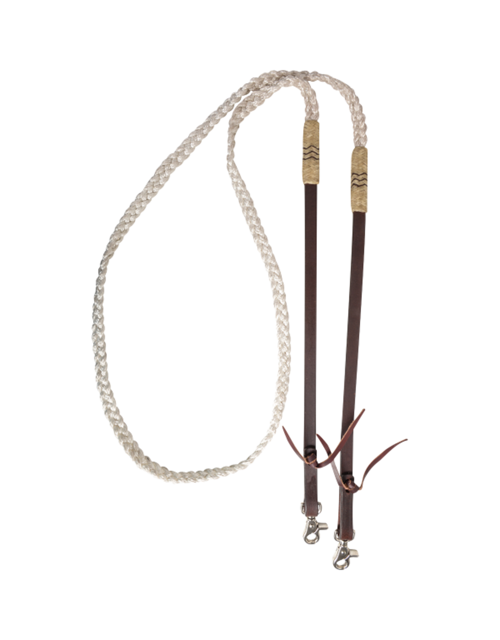 Cashel Roping Reins Braided with Rawhide
