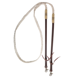 Cashel Roping Reins Braided with Rawhide