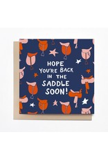 Mare Modern Goods Card Hope You’re Back in the Saddle Soon!