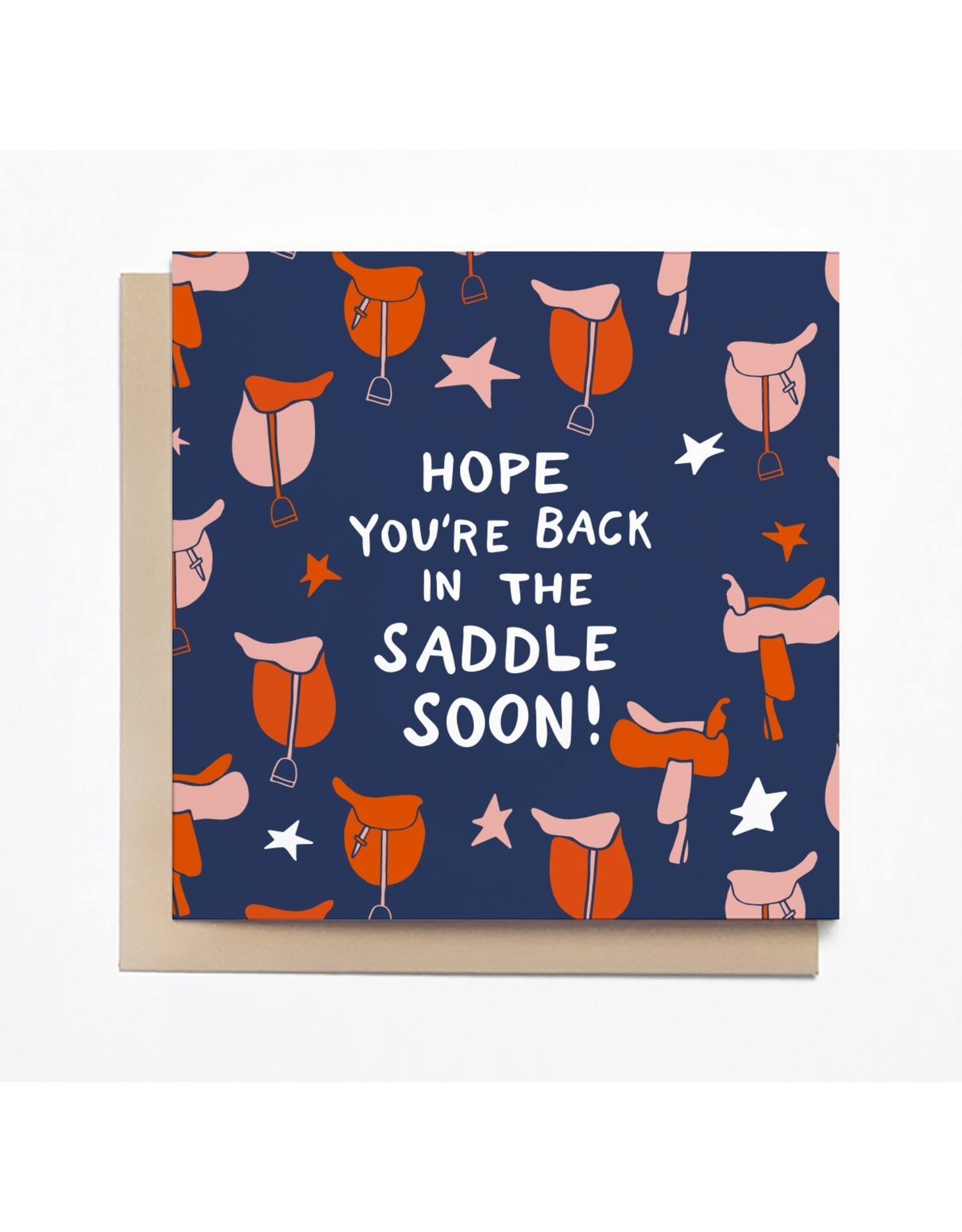 Mare Modern Goods Card Hope You’re Back in the Saddle Soon!