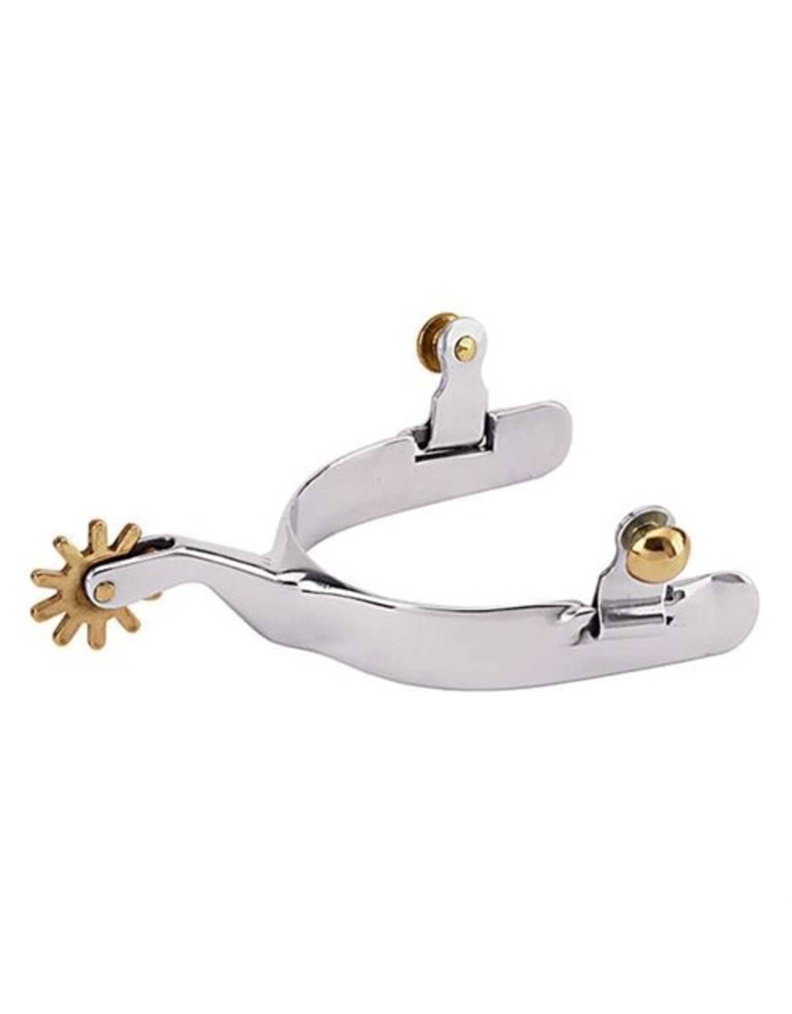 Weaver Spurs with Plain Band 2" Shank Stainless Steel Mens