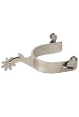 Weaver Spurs Brushed Stainless Steel 2" Shank Mens