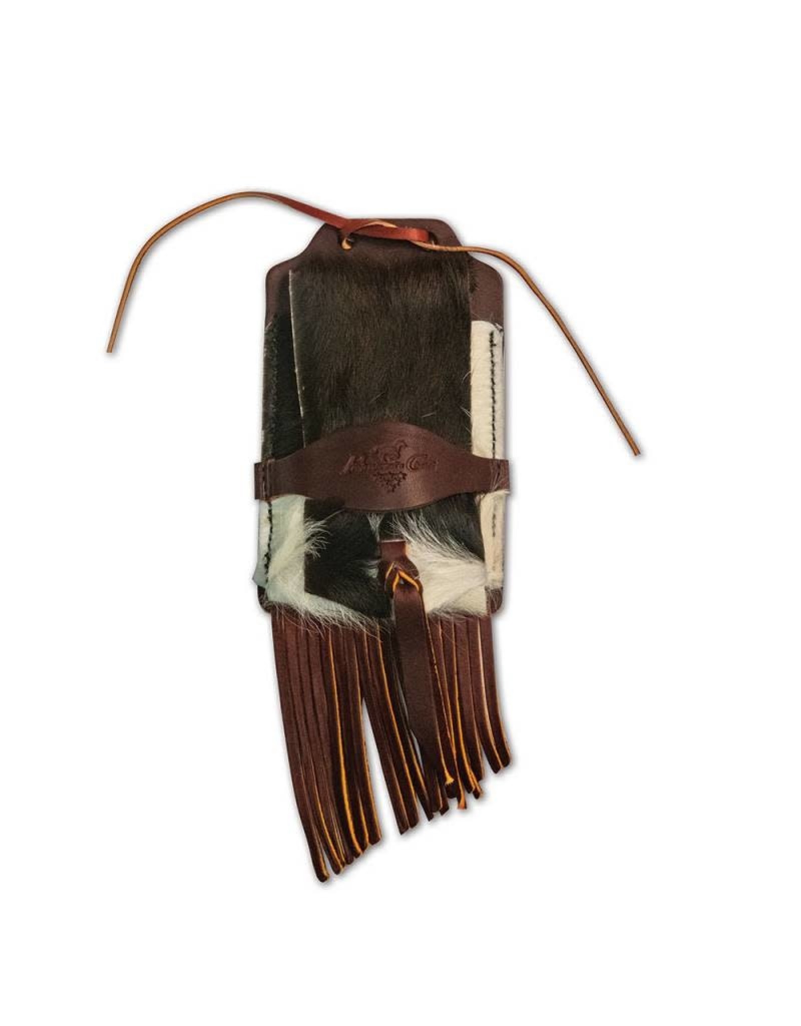 Professionals Choice Leather Cell Phone Case with Hair and Fringe