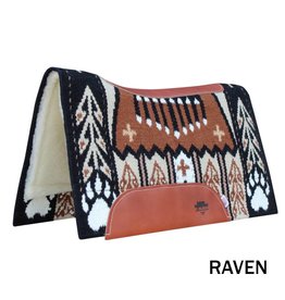 Professionals Choice Western Pad Bear Paw Collection Raven 30" x 34"