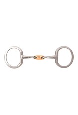 JP Korsteel Bit Eggbutt Stainless Steel with Copper Lozenge Snaffle