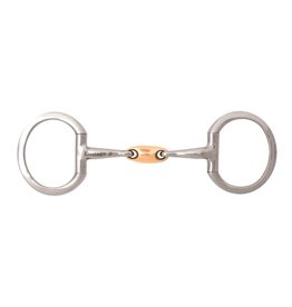 JP Korsteel Bit Eggbutt Stainless Steel with Copper Lozenge Snaffle