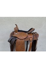 New Dreamworld Western Saddle 15" Full Quarter Horse Bars Seat Comes w/ Breastcollar, Reins & Headstall
