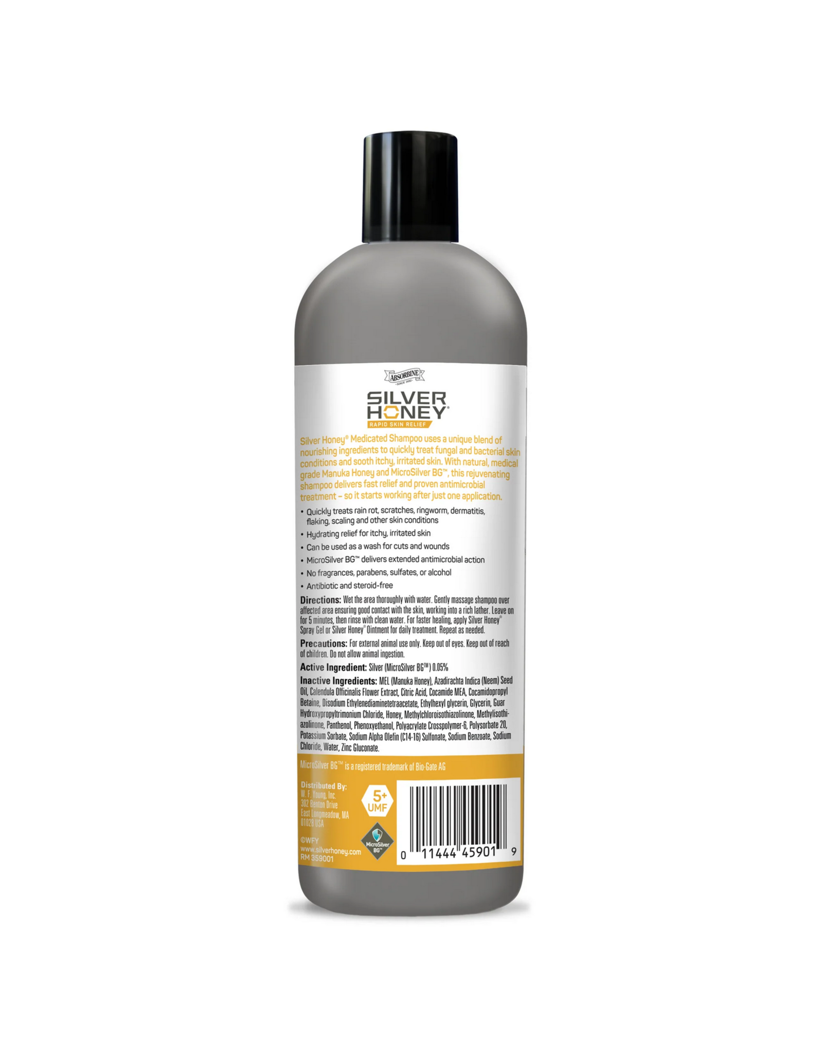 Siler Honey Rapid Skin Relief Medicated Shampoo 16oz