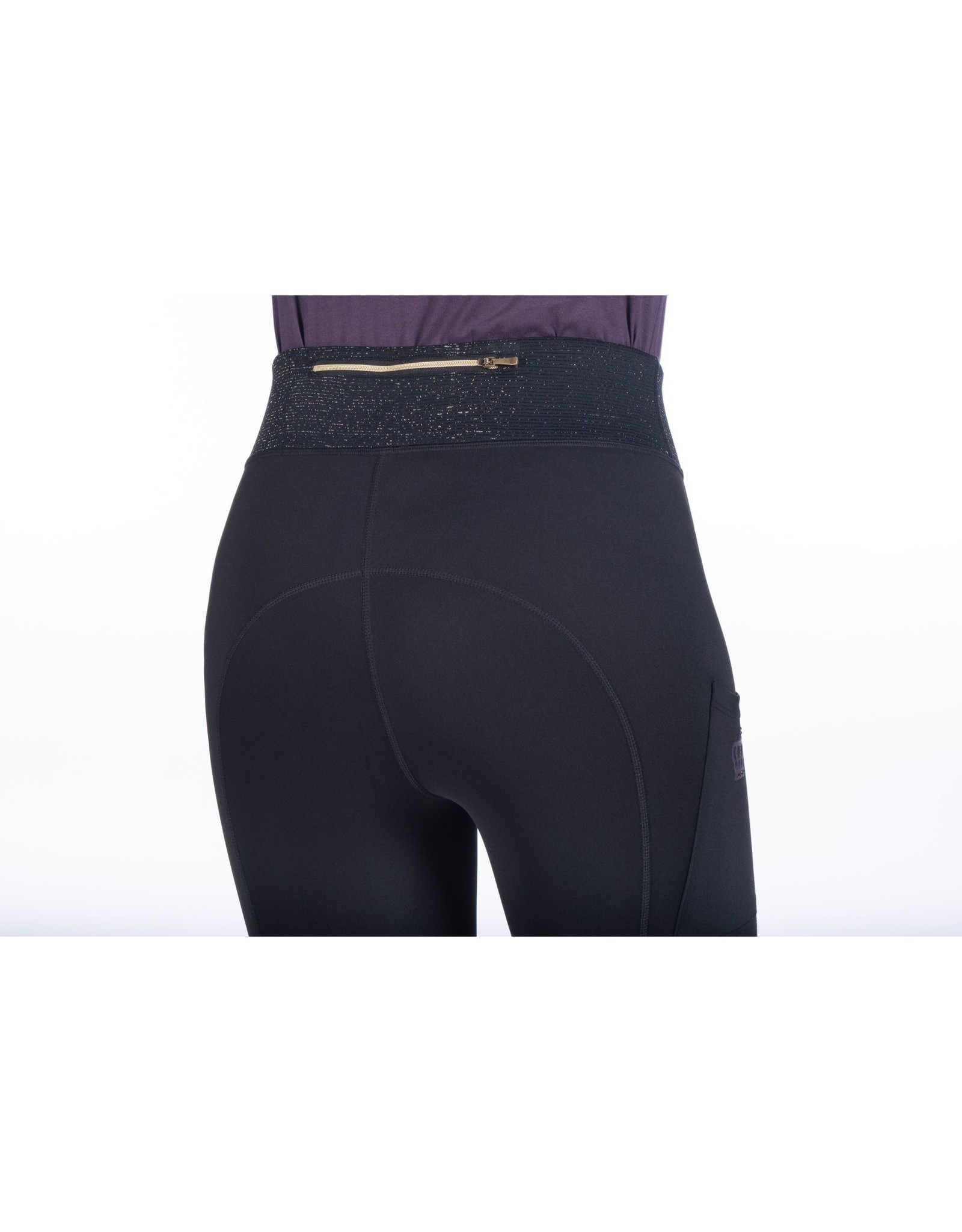 HKM Riding Leggings Lavender Bay Silicone Knee Patch