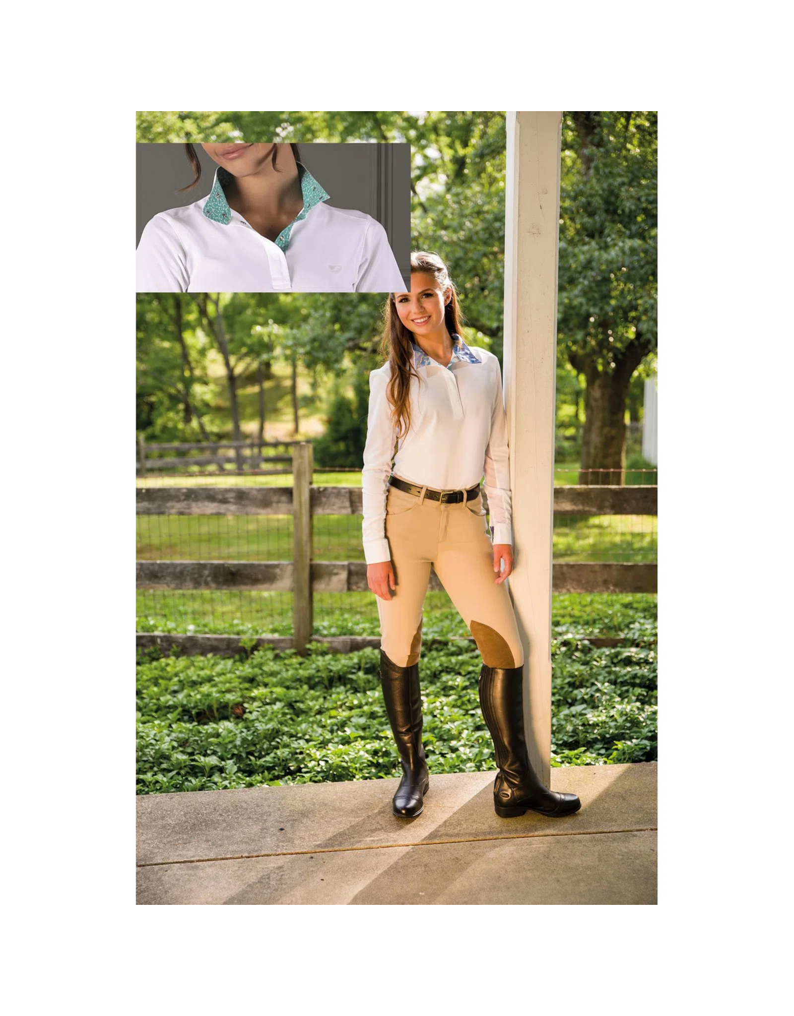 Shires Equestrian Style Show Shirt Ladies