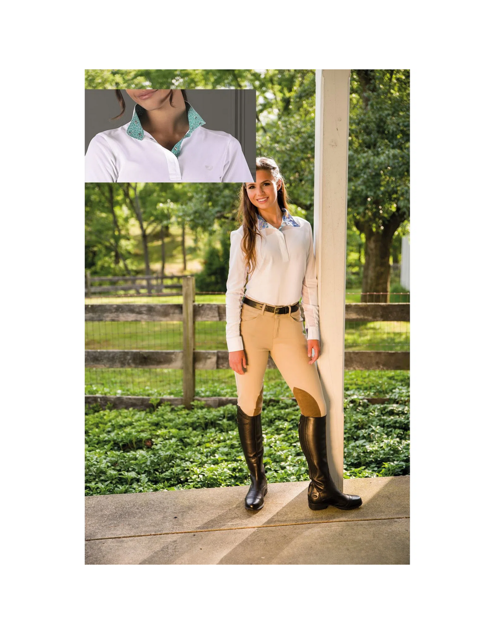 Shires Equestrian Style Show Shirt Child