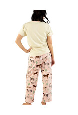 Lazy One Wild Horse PJ Pants And Tee Set