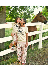 Lazy One Wild Horse PJ Pants And Tee Set