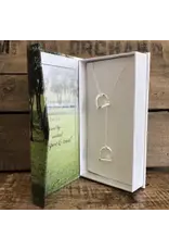 Carol Young Silver English Saddle Stirrup Necklace