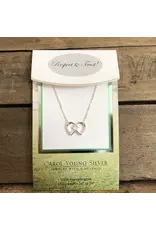 Carol Young Silver English Saddle Stirrup/Petite Necklace