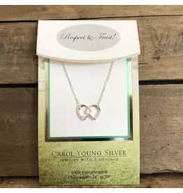 Carol Young Silver English Saddle Stirrup/Petite Necklace