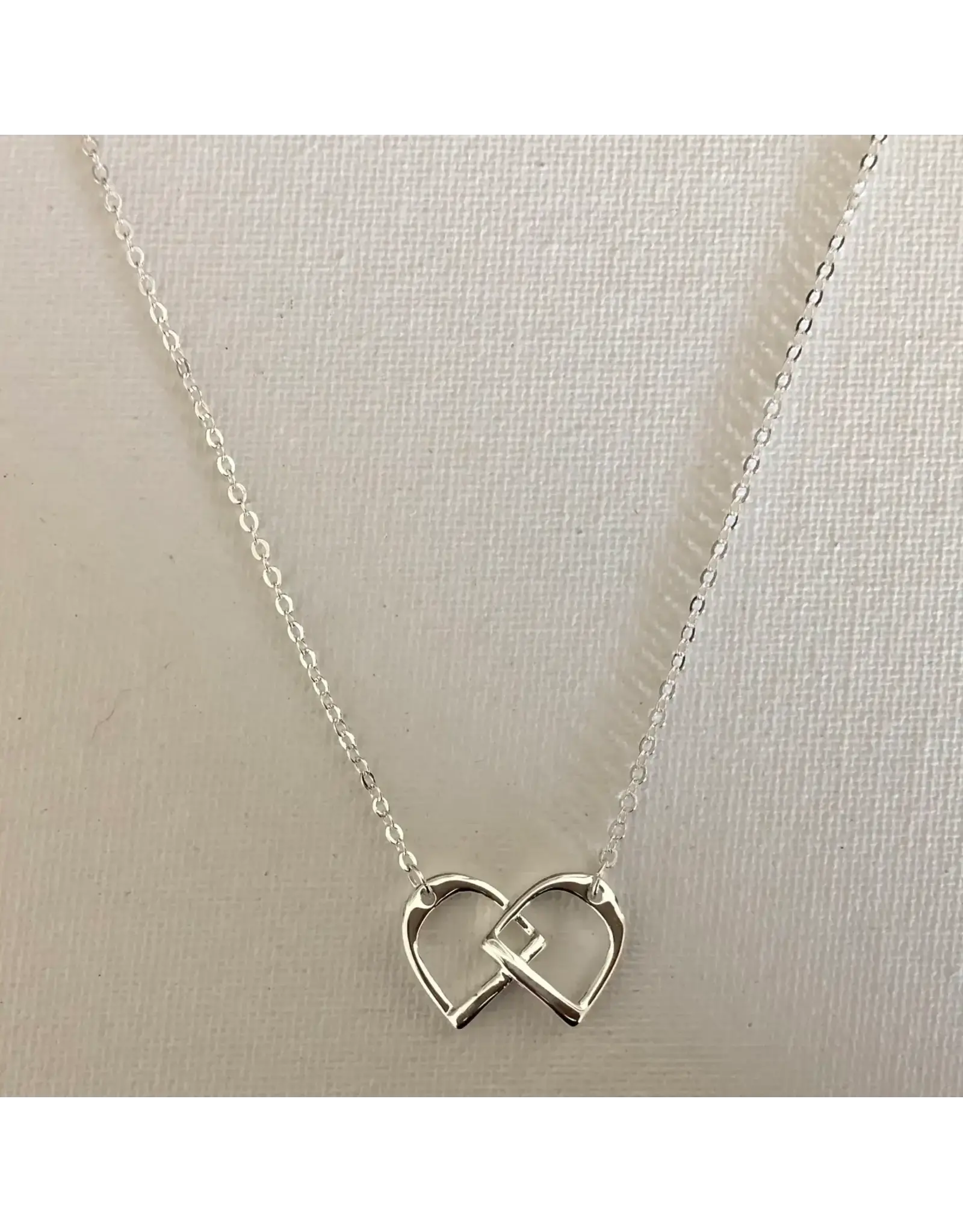 Carol Young Silver English Saddle Stirrup/Petite Necklace