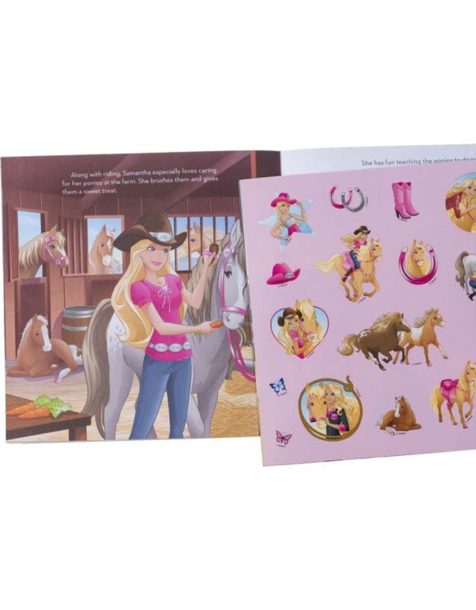 Barbie Ponytails Sticker Book