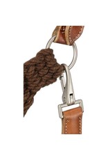 Tough One Wool String Leather Halter Brown/Grey/Cream Full
