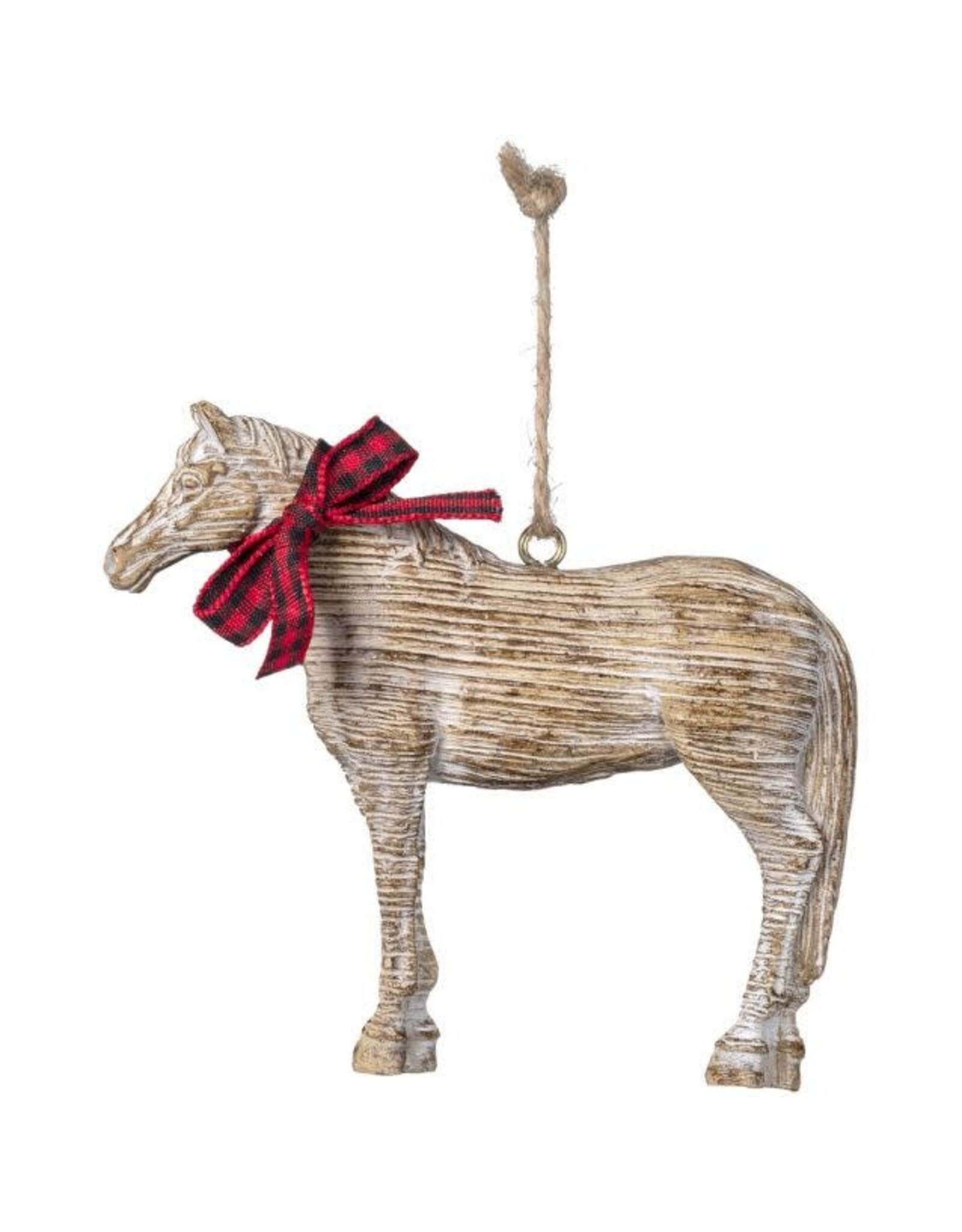 Horse with Bow Ornament