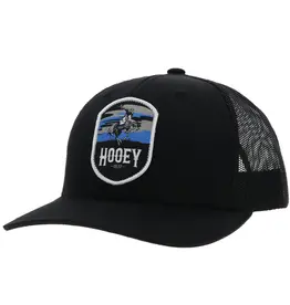 Hooey Brands Hat "Cheyenne" Black w/Blue/White/Black Patch