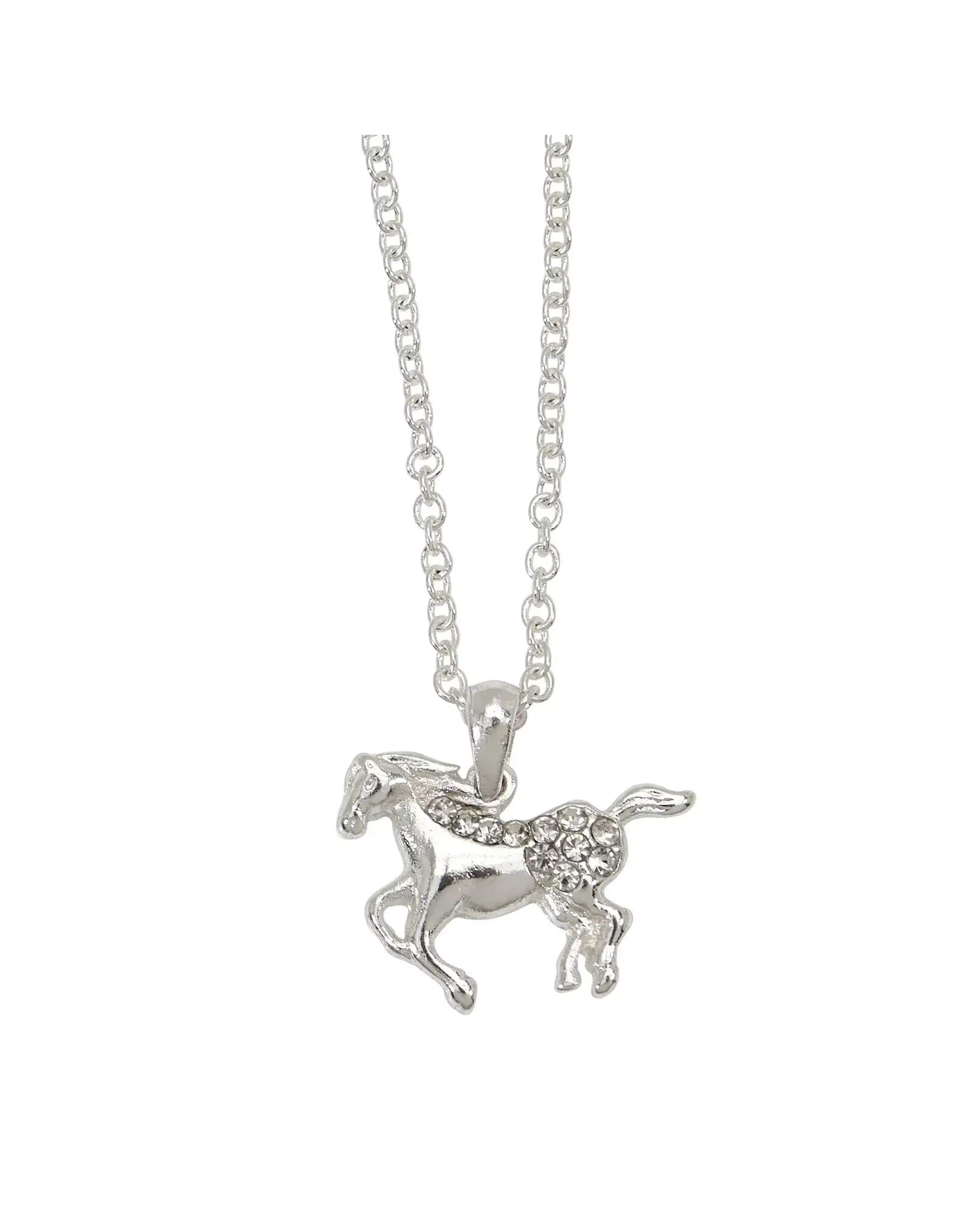 AWST International Galloping Horse Necklace w/Colorful Cowboy Hat Box