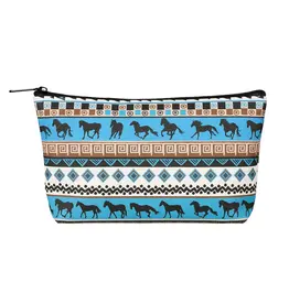 AWST International Tribal Horses Cosmetic Pouch