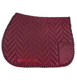 Equine Couture Cindy Pocket Pad All Purpose Wine