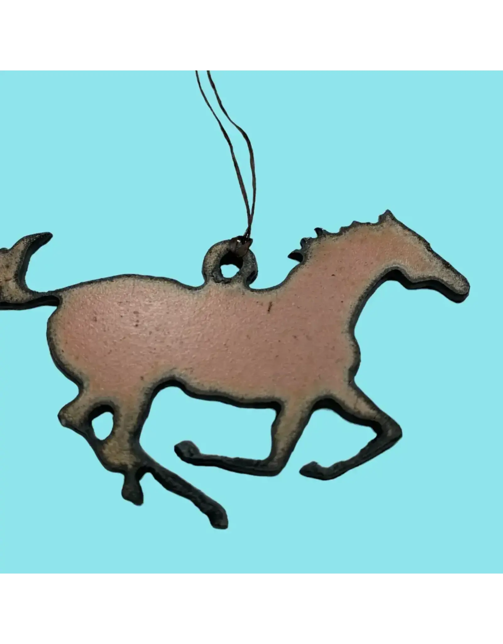 Iron Jewel Horse Ornaments Metal Recycled