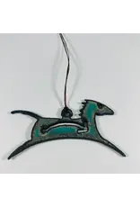 Spirit Horse Ornament Metal